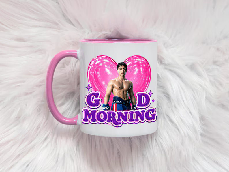 Caneca SH Good Morning Hockey Romance, Coffee Mug para Book Lovers, Caneca Girly para Leitoras, Hockey Reader Gift