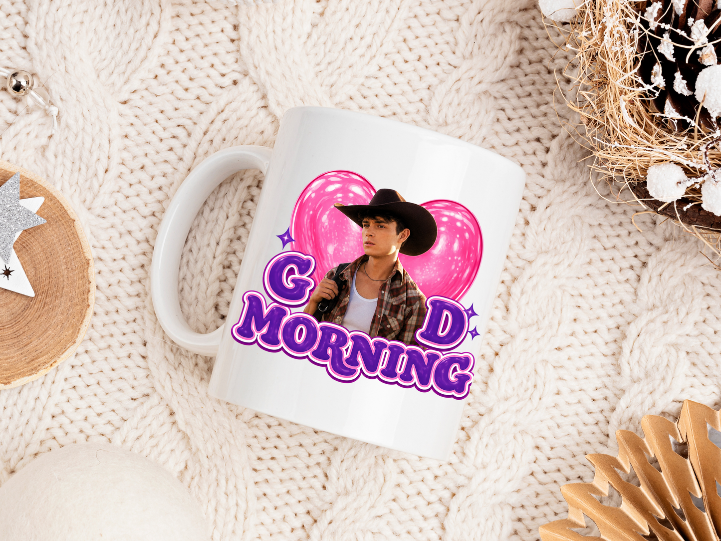 Caneca "Good Morning" Inspirada em Romance Country