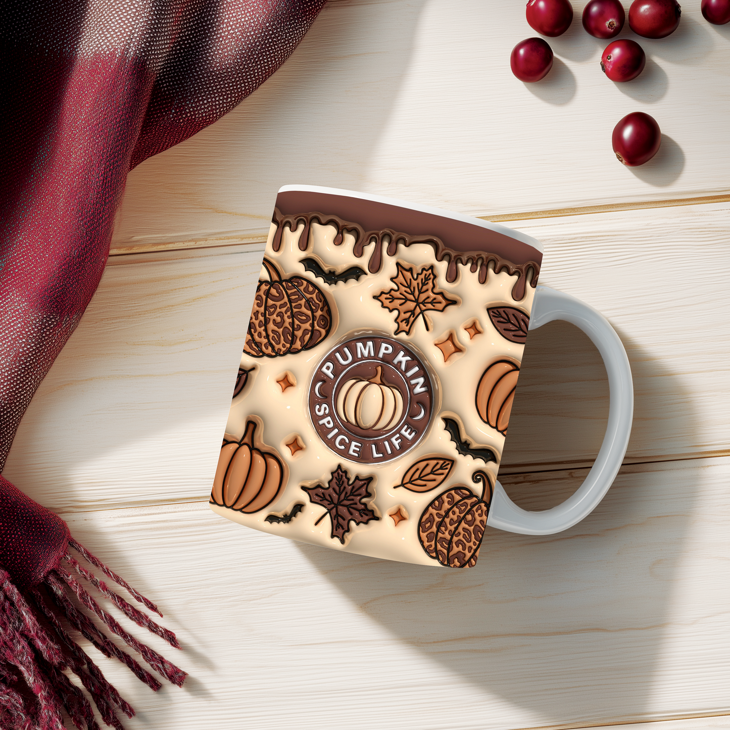 Caneca Pumpkin Spice Halloween | Autumn Aesthetic, Abóboras & Cozy Fall