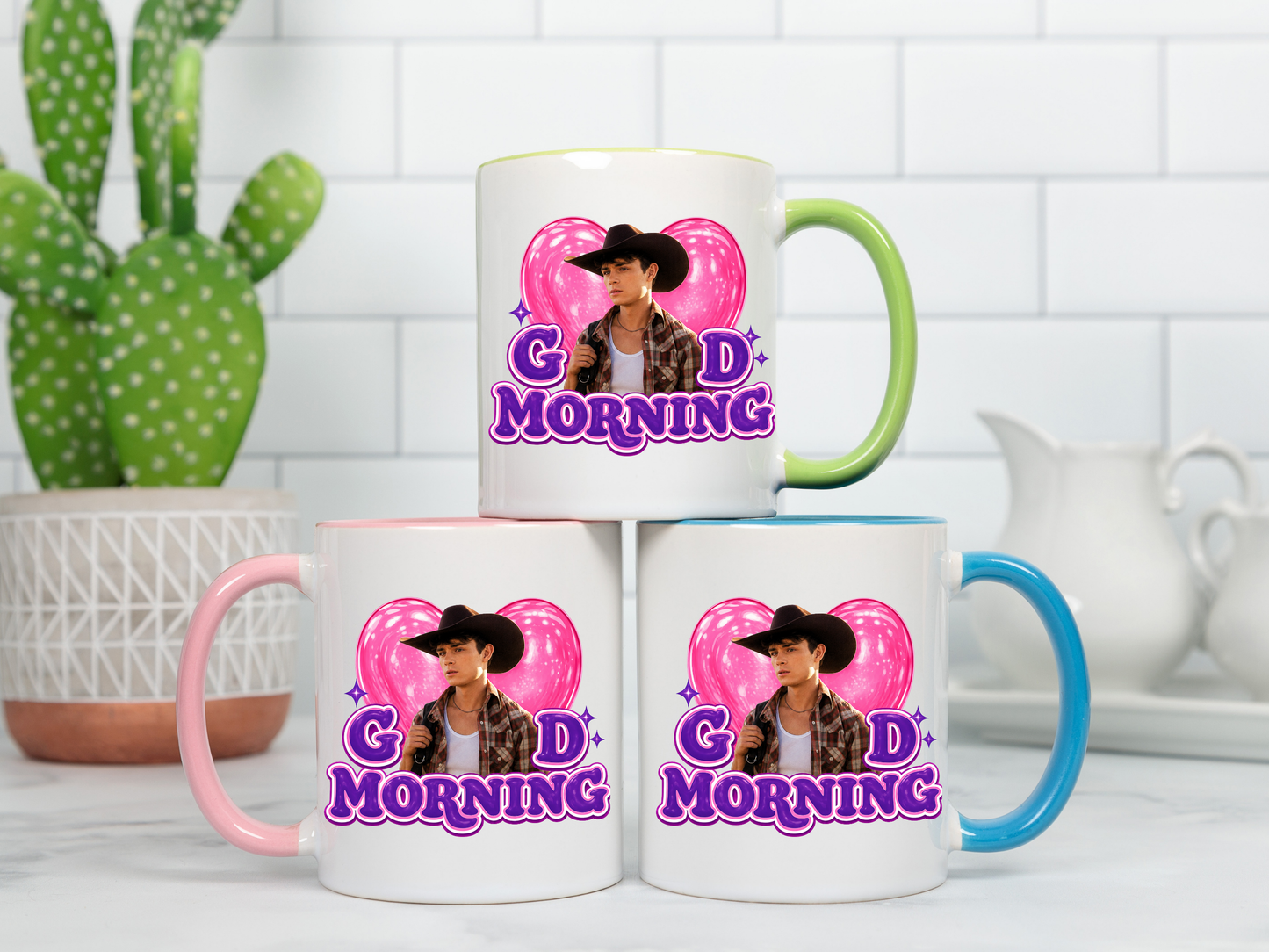 Caneca "Good Morning" Inspirada em Romance Country
