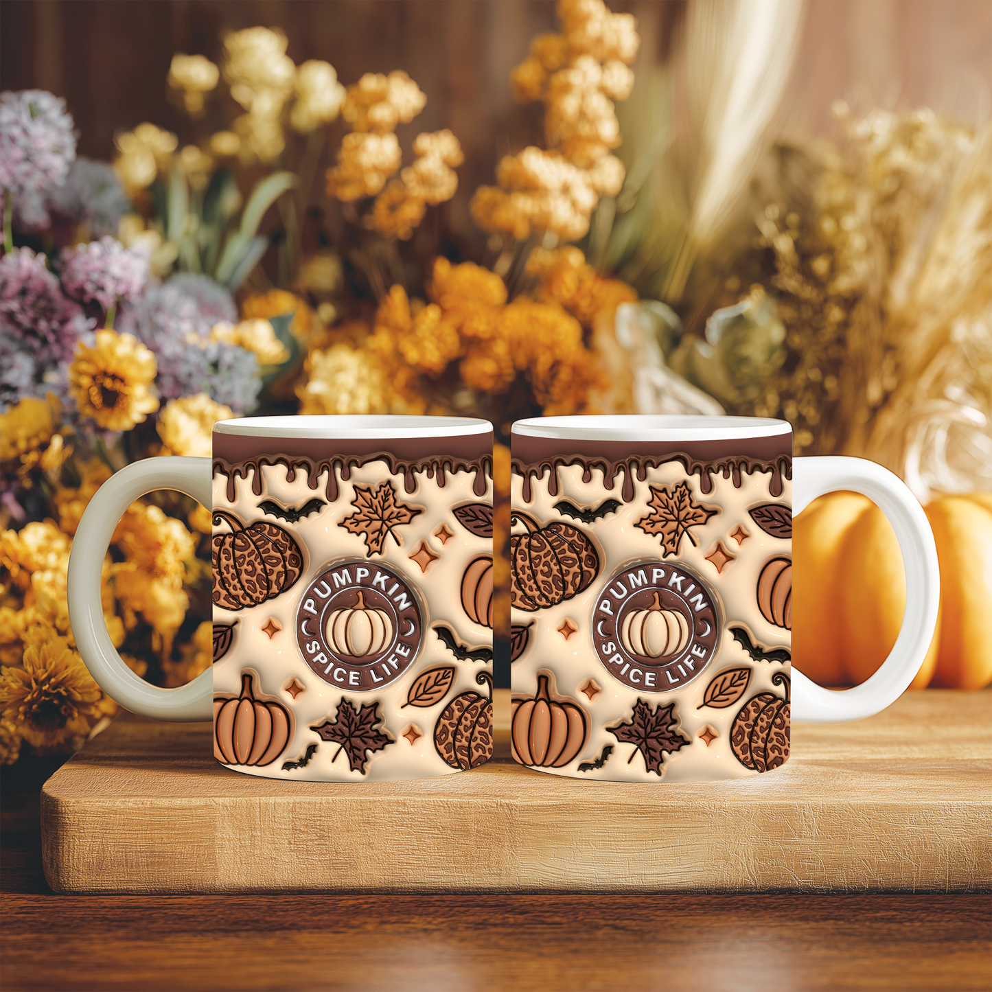 Caneca Pumpkin Spice Halloween | Autumn Aesthetic, Abóboras & Cozy Fall