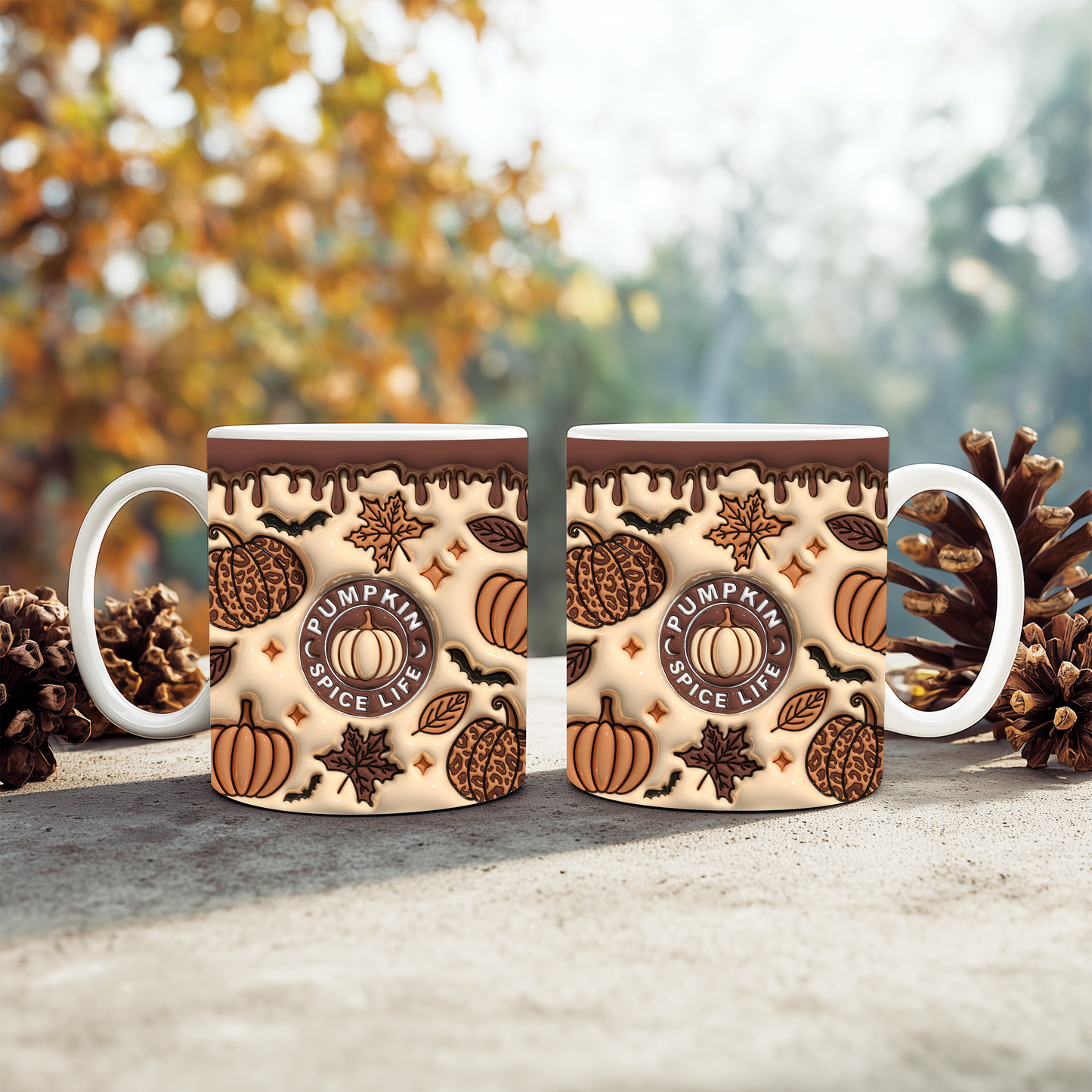 Caneca Pumpkin Spice Halloween | Autumn Aesthetic, Abóboras & Cozy Fall