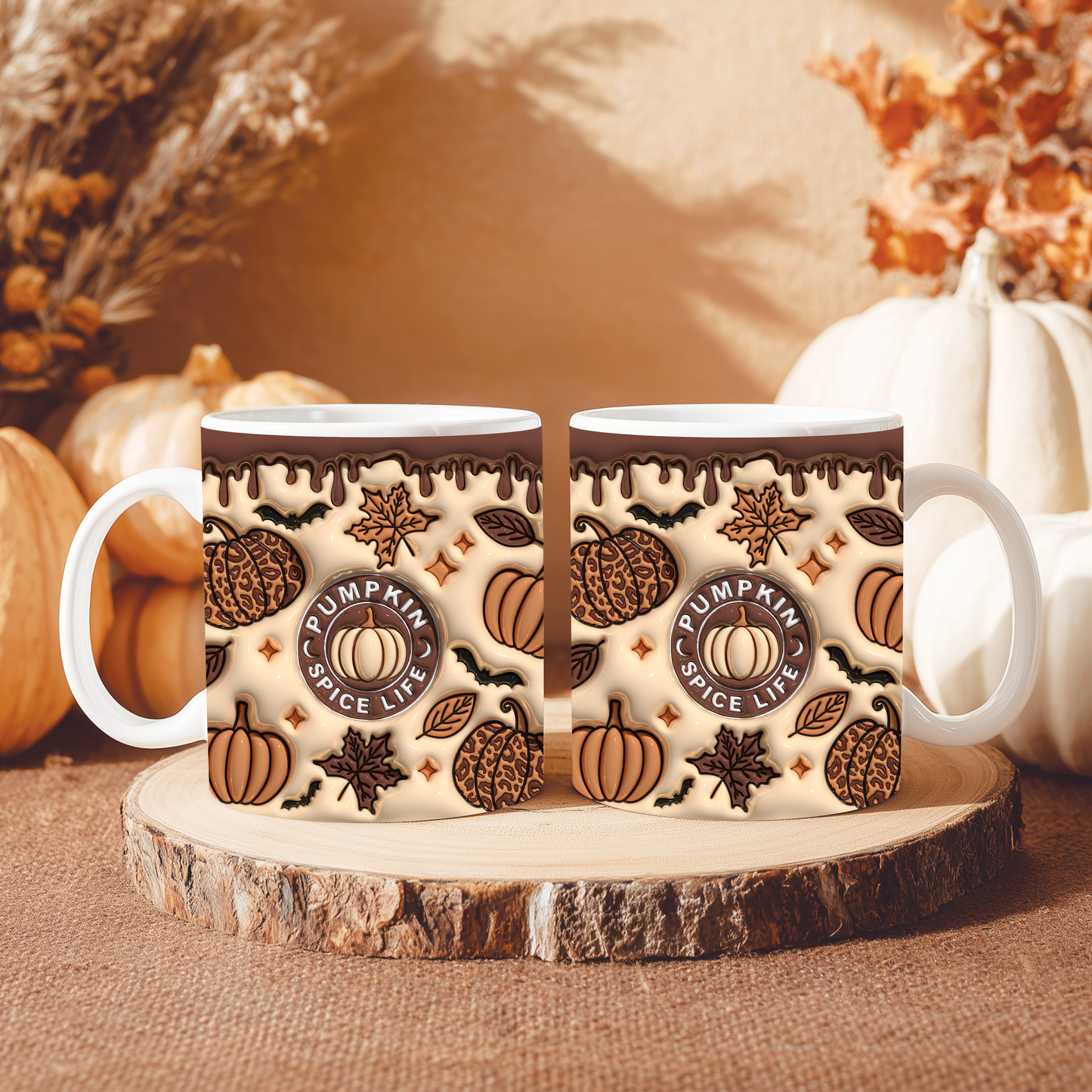 Caneca Pumpkin Spice Halloween | Autumn Aesthetic, Abóboras & Cozy Fall