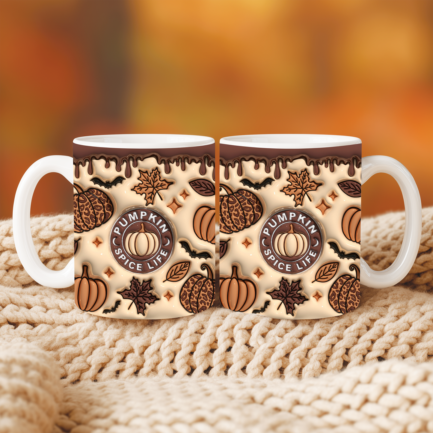 Caneca Pumpkin Spice Halloween | Autumn Aesthetic, Abóboras & Cozy Fall
