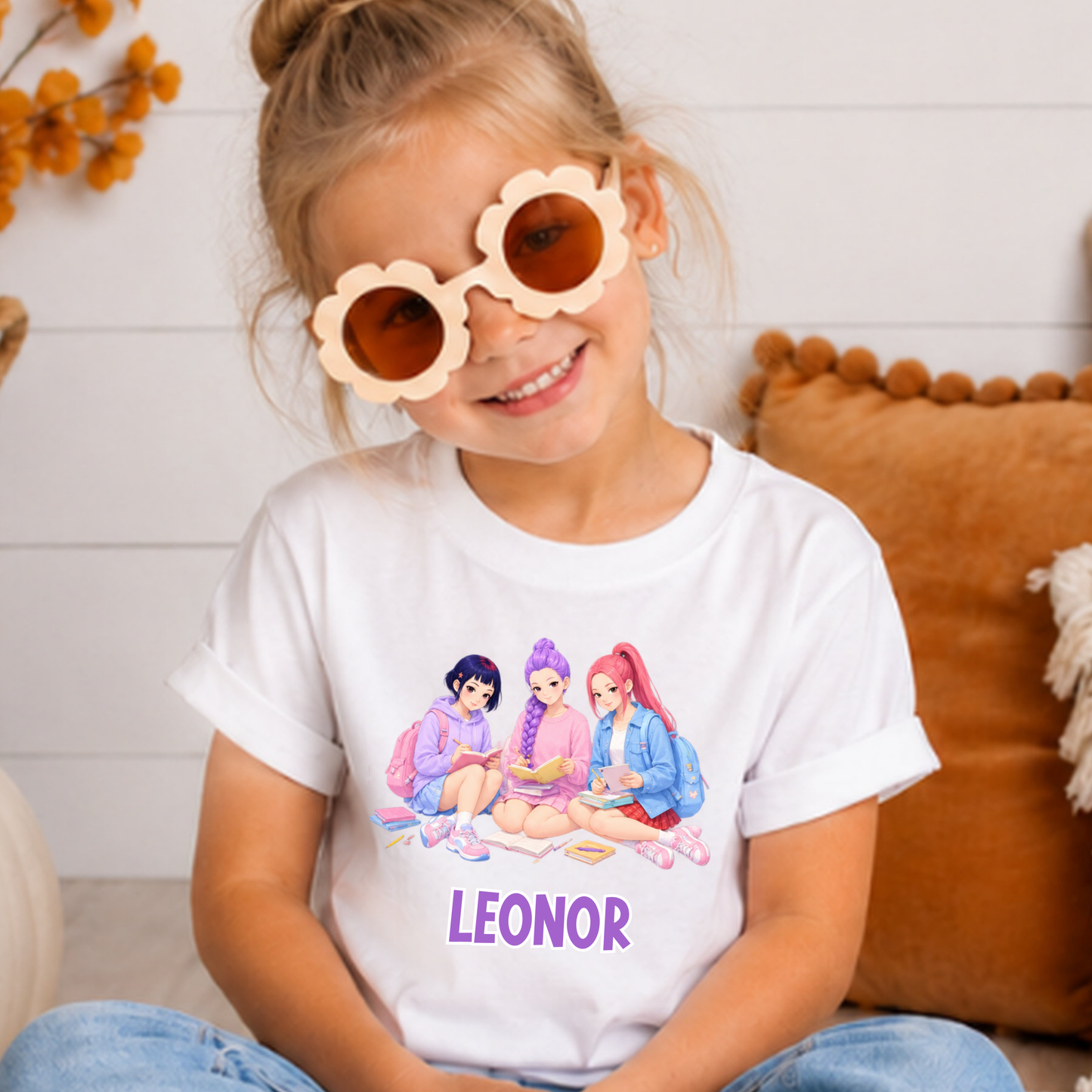 T-Shirt Infantil K-Pop Girls | Camisola Personalizada com Nome