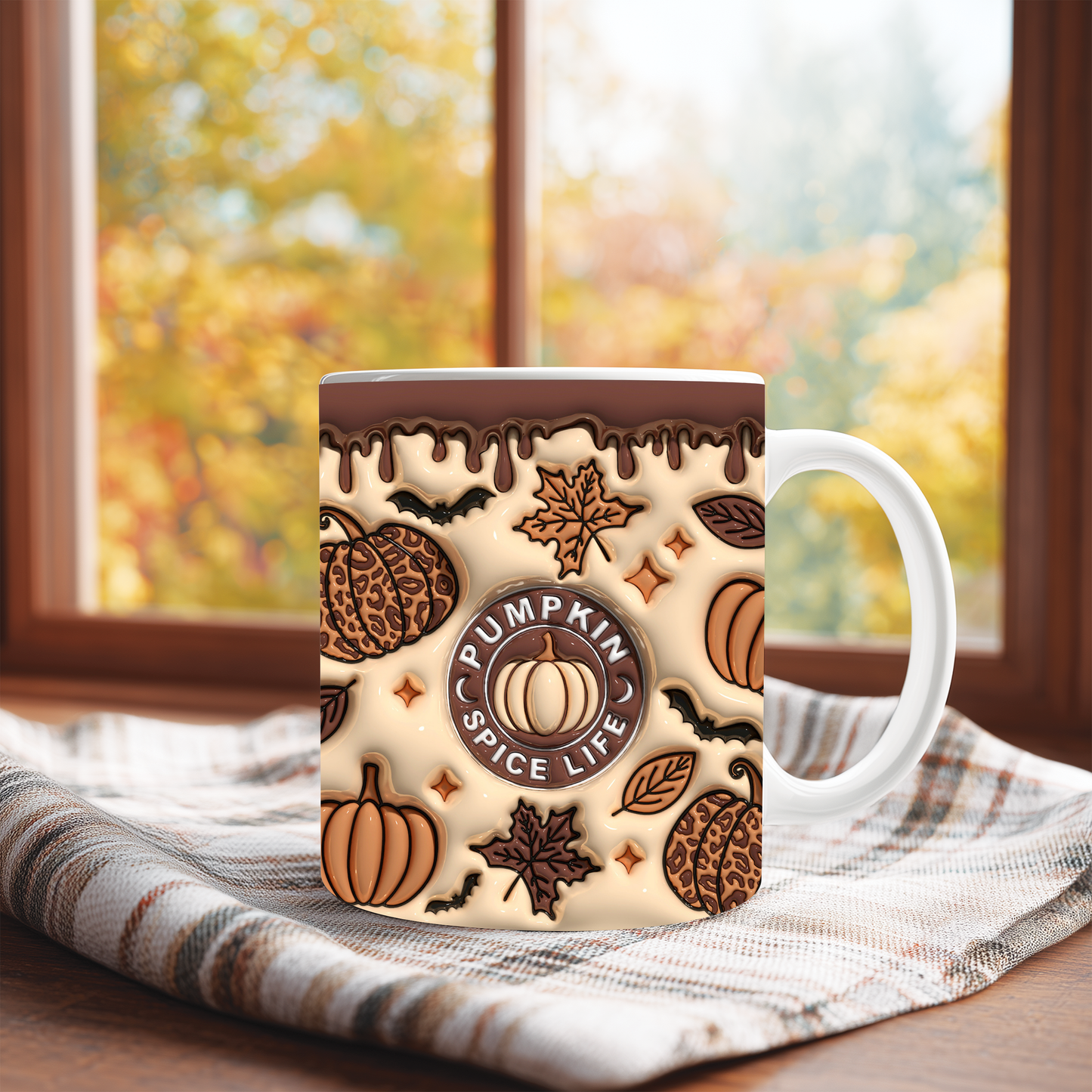 Caneca Pumpkin Spice Halloween | Autumn Aesthetic, Abóboras & Cozy Fall