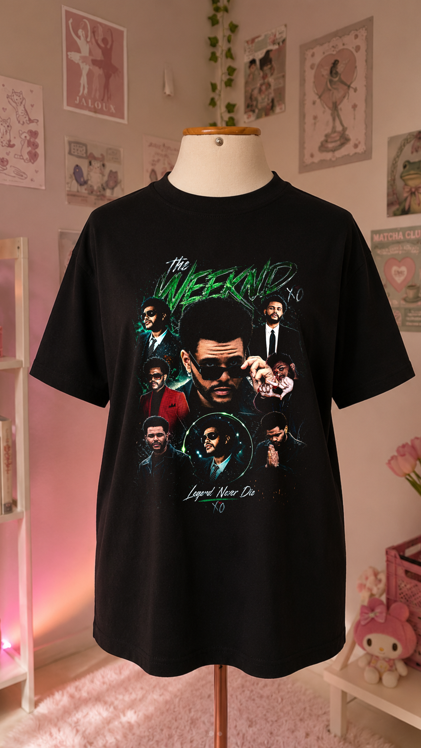Retro Black Musical T-Shirt | R&B Inspired Graphic Design
