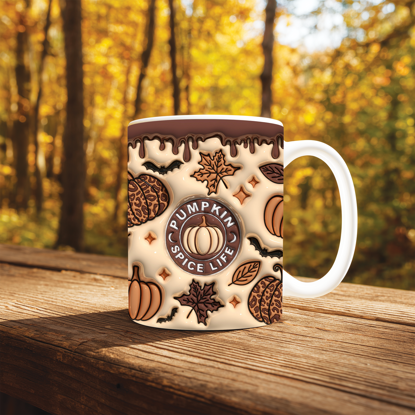Caneca Pumpkin Spice Halloween | Autumn Aesthetic, Abóboras & Cozy Fall