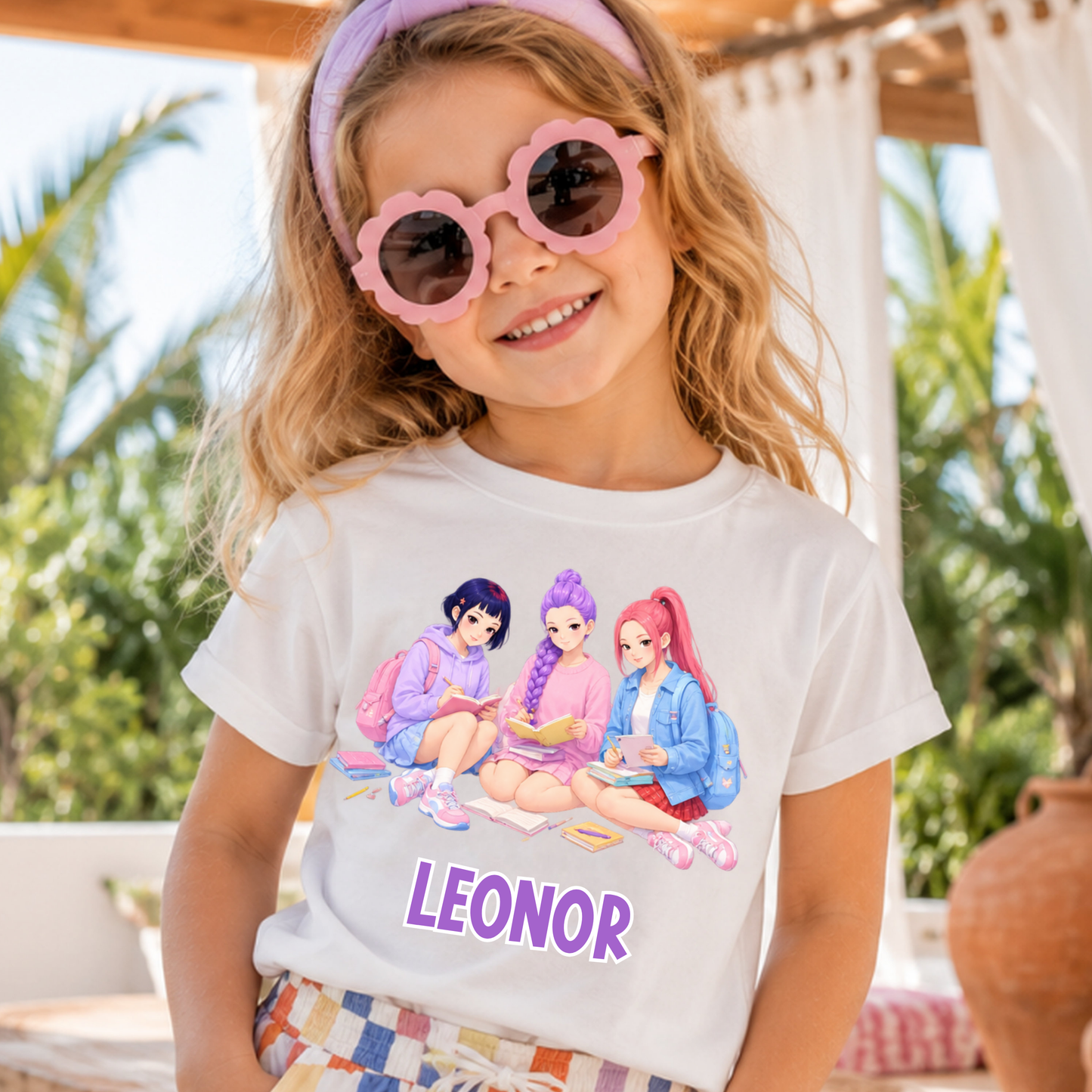 T-Shirt Infantil K-Pop Girls | Camisola Personalizada com Nome