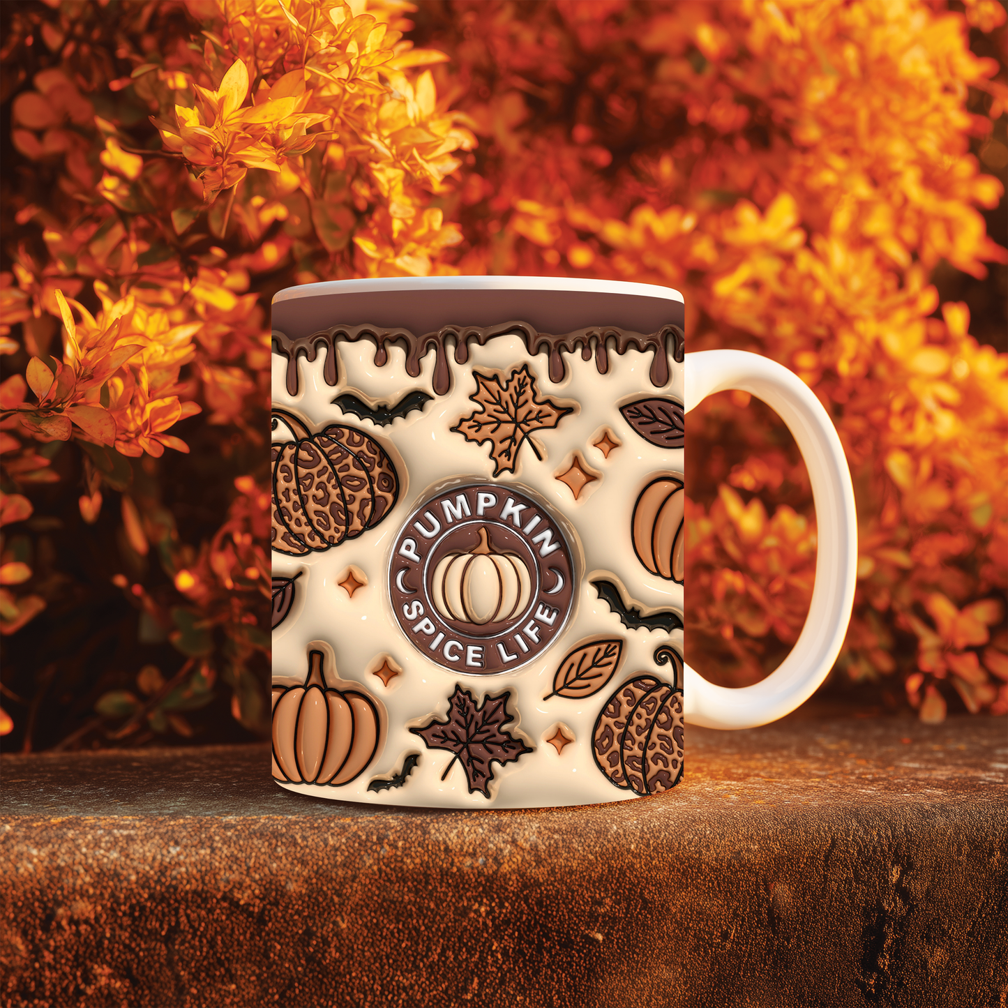 Caneca Pumpkin Spice Halloween | Autumn Aesthetic, Abóboras & Cozy Fall