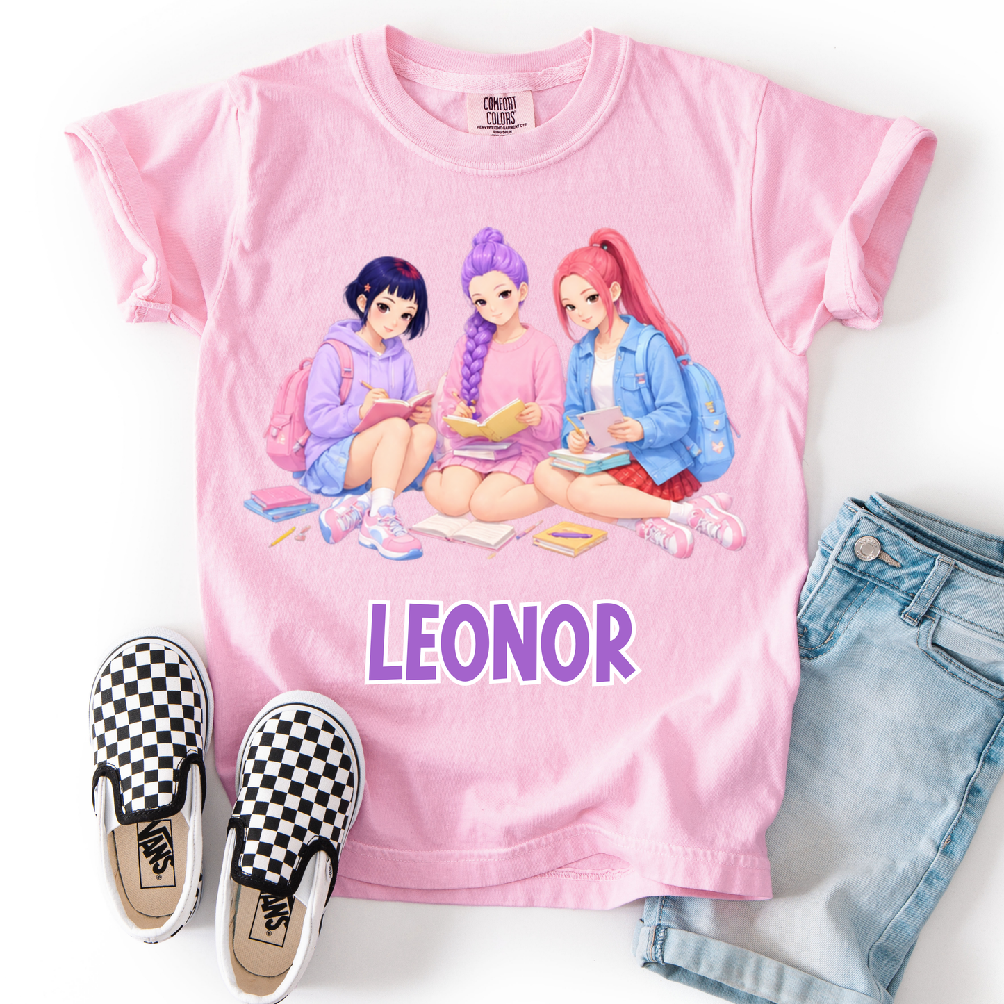 T-Shirt Infantil K-Pop Girls | Camisola Personalizada com Nome