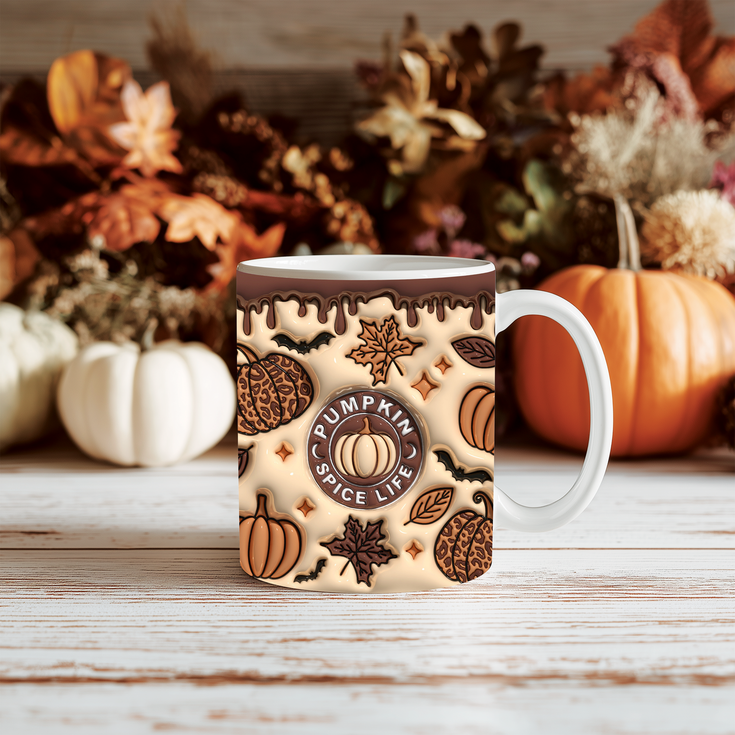 Caneca Pumpkin Spice Halloween | Autumn Aesthetic, Abóboras & Cozy Fall
