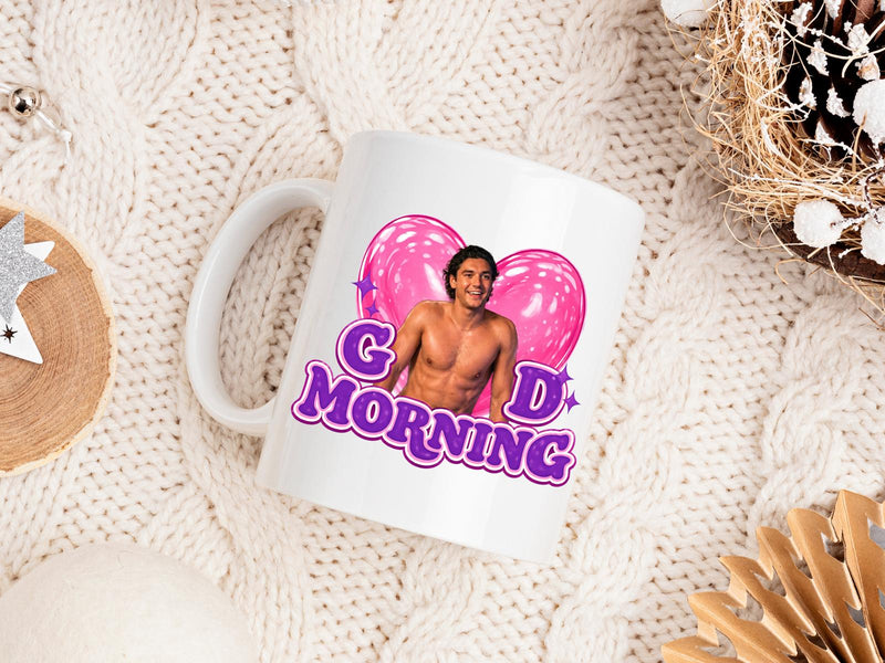 Caneca GG Good Morning Hockey Romance, Coffee Mug para Book Lovers, Caneca Girly para Leitoras, Hockey Reader Gift