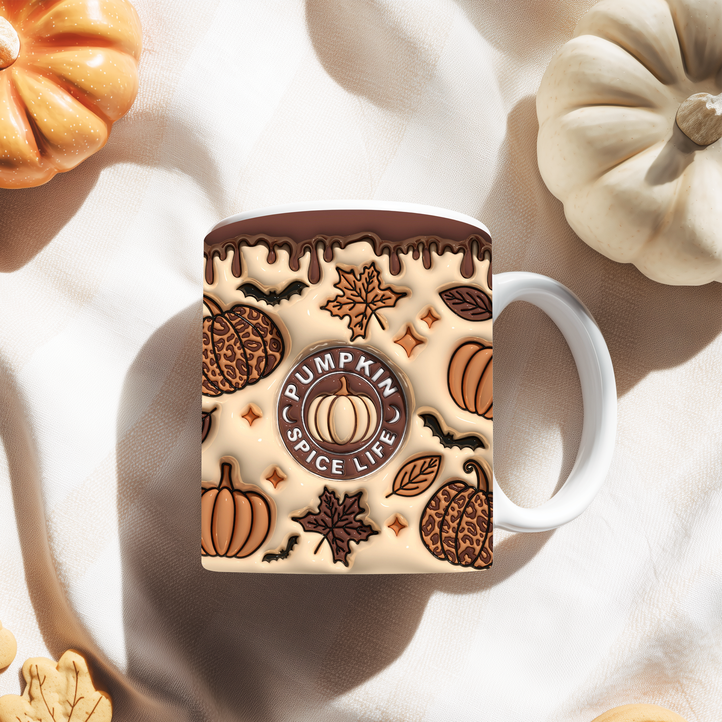 Caneca Pumpkin Spice Halloween | Autumn Aesthetic, Abóboras & Cozy Fall