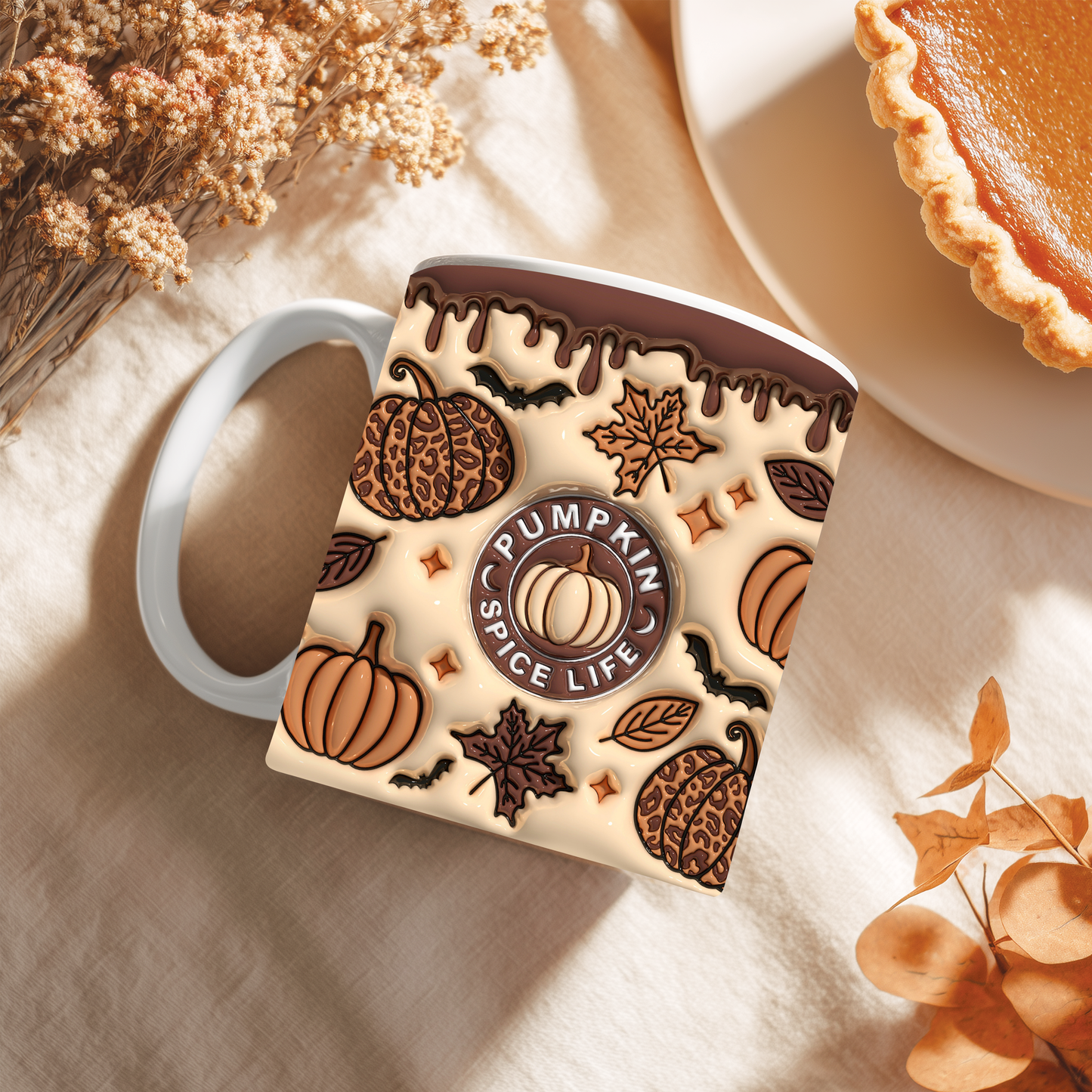 Caneca Pumpkin Spice Halloween | Autumn Aesthetic, Abóboras & Cozy Fall
