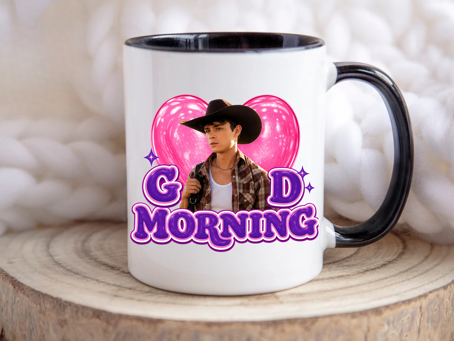 Caneca "Good Morning" Inspirada em Romance Country