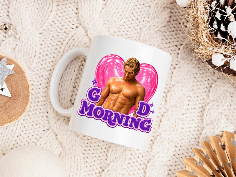 Caneca DL Good Morning Hockey Romance, Coffee Mug para Book Lovers, Caneca Girly para Leitoras, Hockey Reader Gift