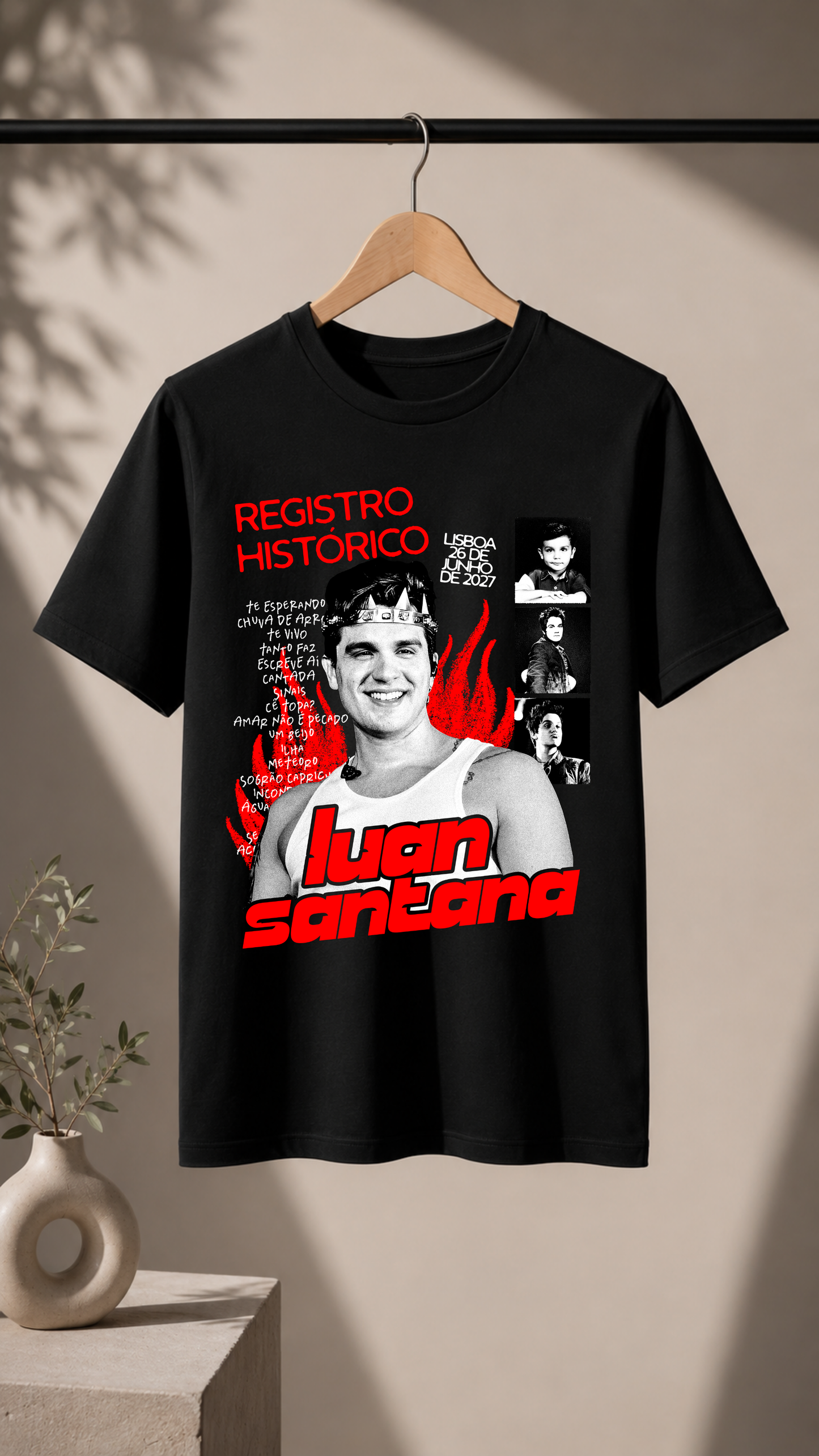 T-shirt Registro Histórico – Lisboa 26 de Junho