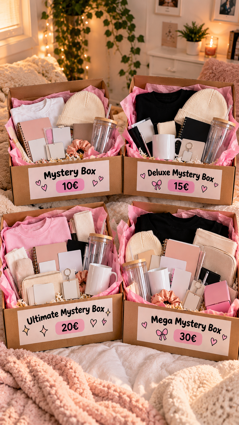 Mystery Box Personalizada 🎀 | Caixa Surpresa de Presentes