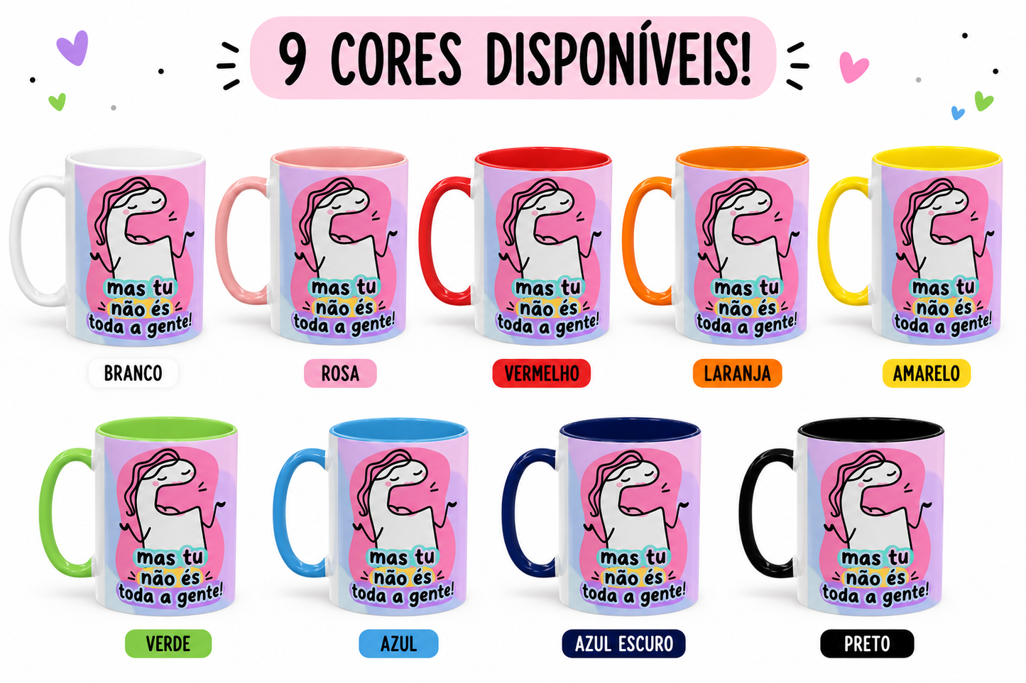 Caneca Mãe Portuguesa – "Mas Tu Não És Toda a Gente!" | Prenda Divertida