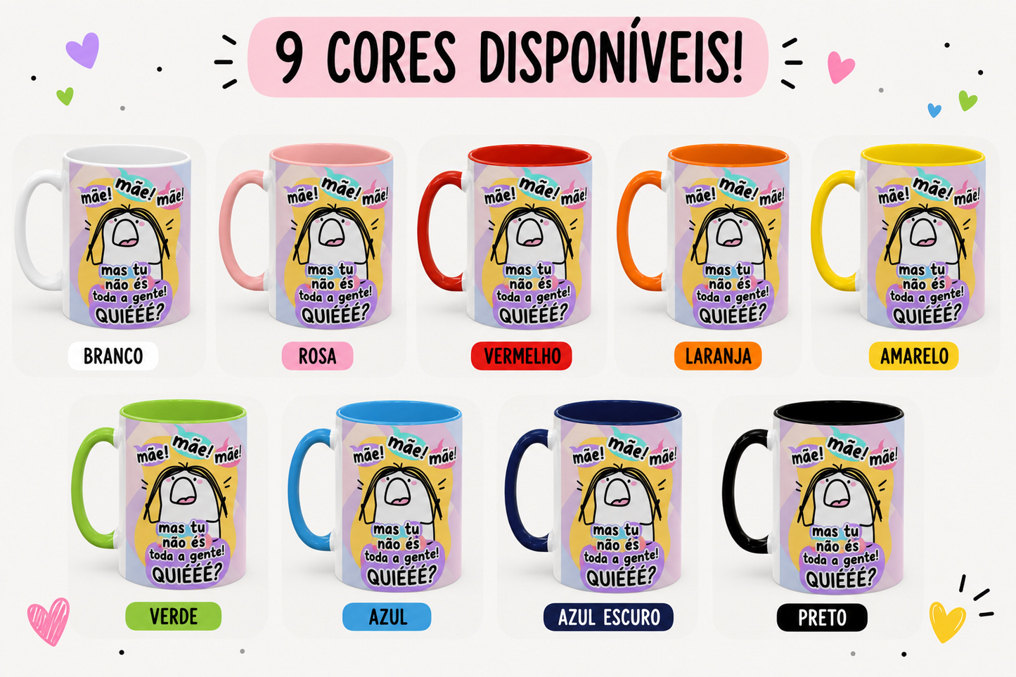 Caneca Mãe Portuguesa – "Mãããe!"… "Quiééééé?" | Prenda Divertida