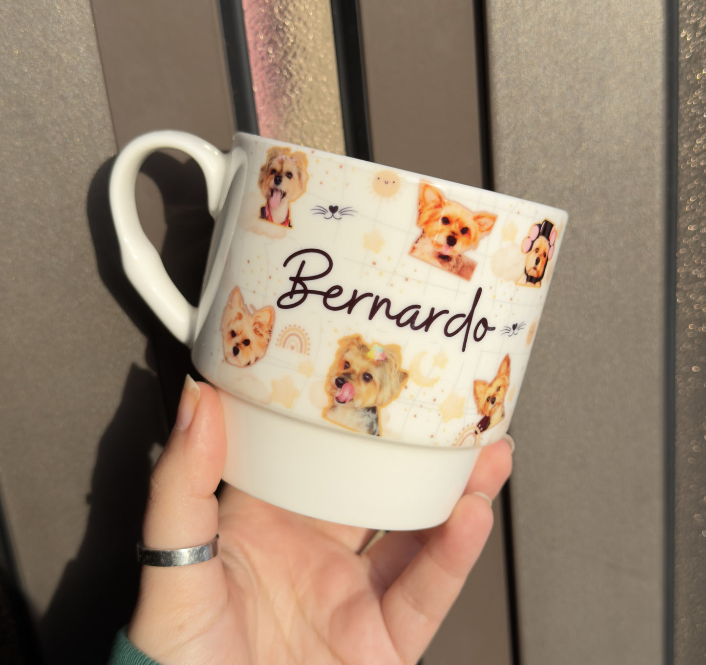Caneca Personalizada com Foto do Seu Animal + Nome – 295ml