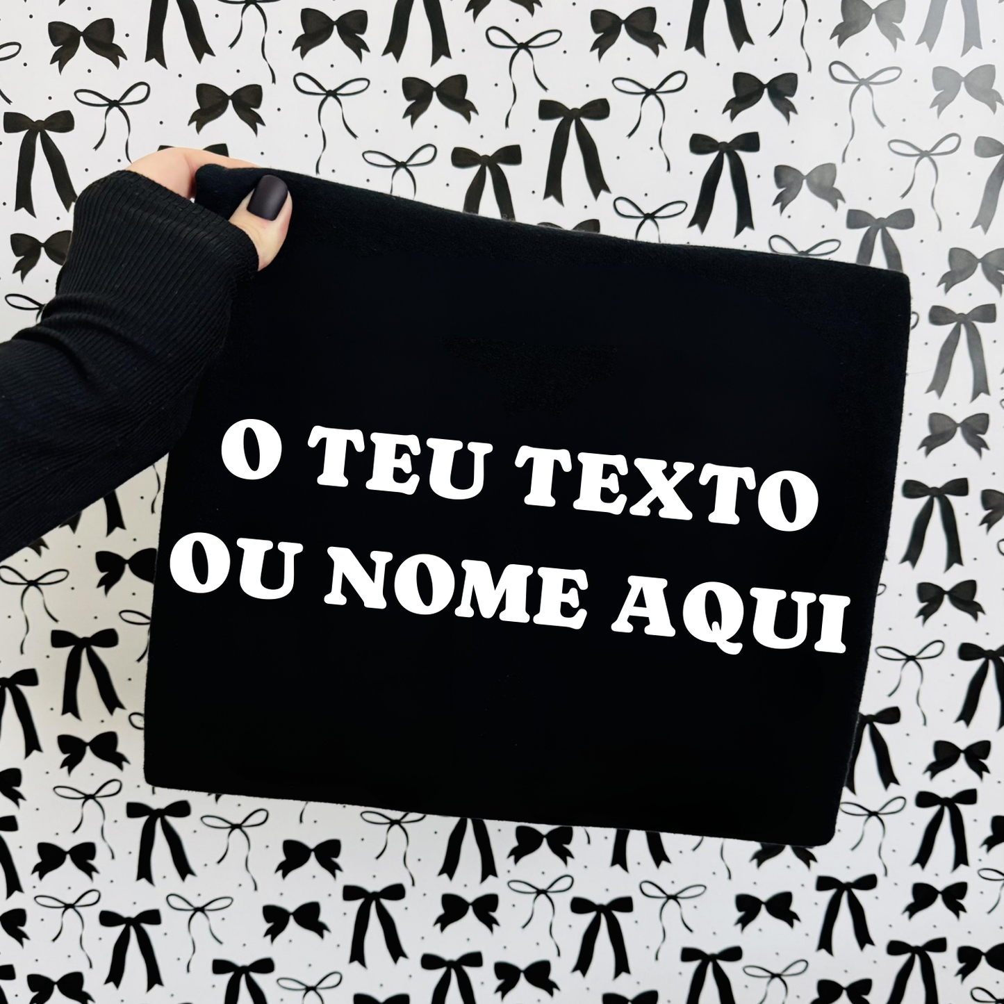 T-shirt Personalizada com Texto e Nomes