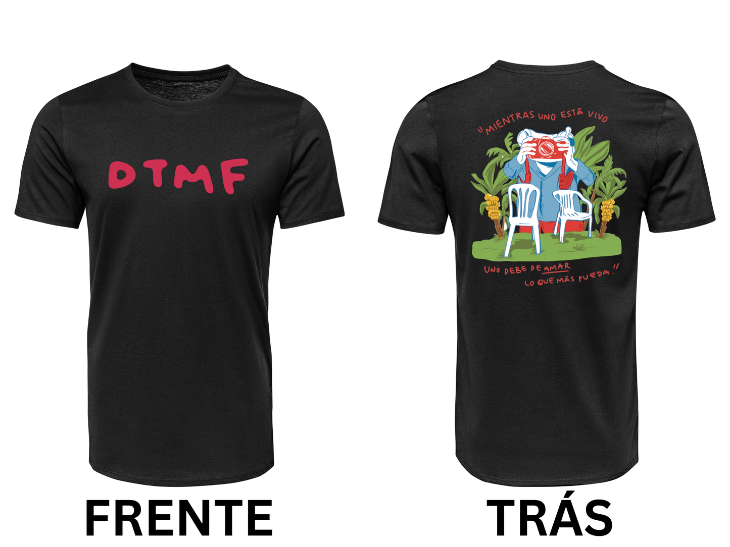 T-shirt Estilo Latin Vibes – Design Artístico Tropical com Estética Urbana