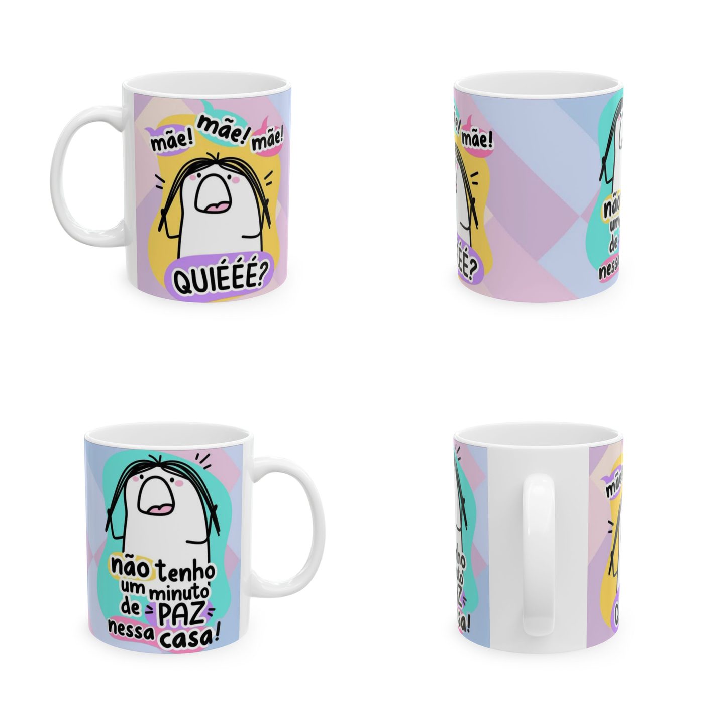Caneca Mãe Portuguesa – "Mãããe!"… "Quiééééé?" | Prenda Divertida