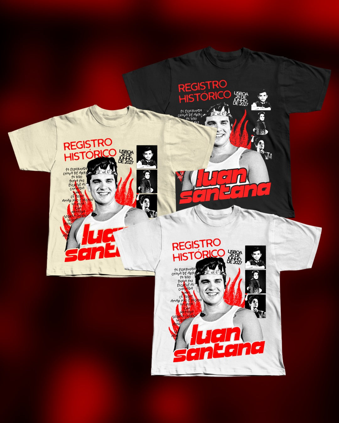 T-shirt Registro Histórico – Lisboa 26 de Junho