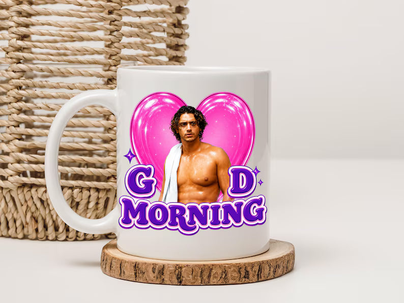 Caneca JL Good Morning Hockey Romance, Coffee Mug para Book Lovers, Caneca Girly para Leitoras, Hockey Reader Gift