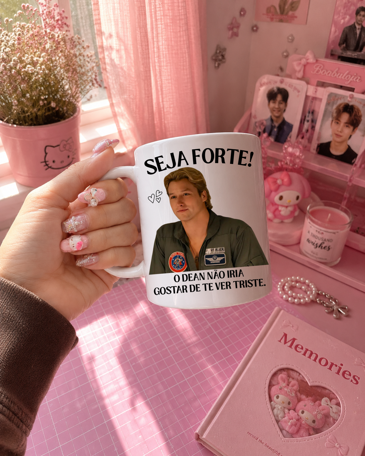 Motivational Mug "Be Strong" Inspired by Hockey Romance | Gift for Fans
