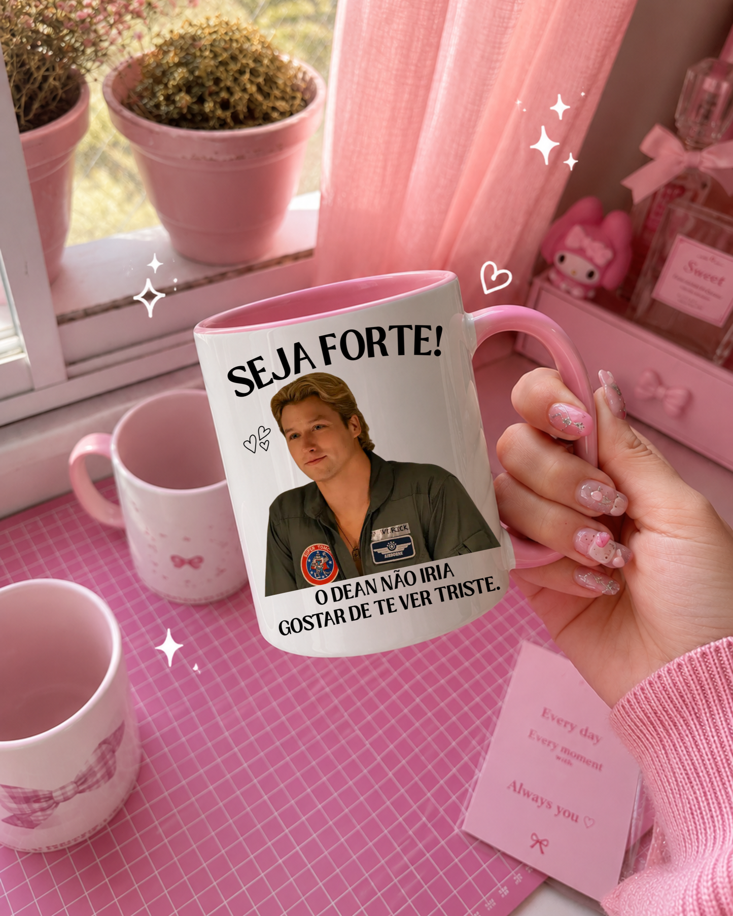 Motivational Mug "Be Strong" Inspired by Hockey Romance | Gift for Fans