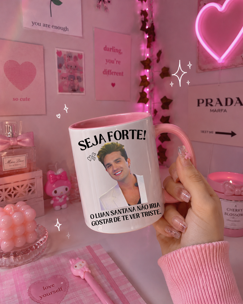 "Be Strong" Motivational Mug Inspired by Country Singer | Gift for Fans