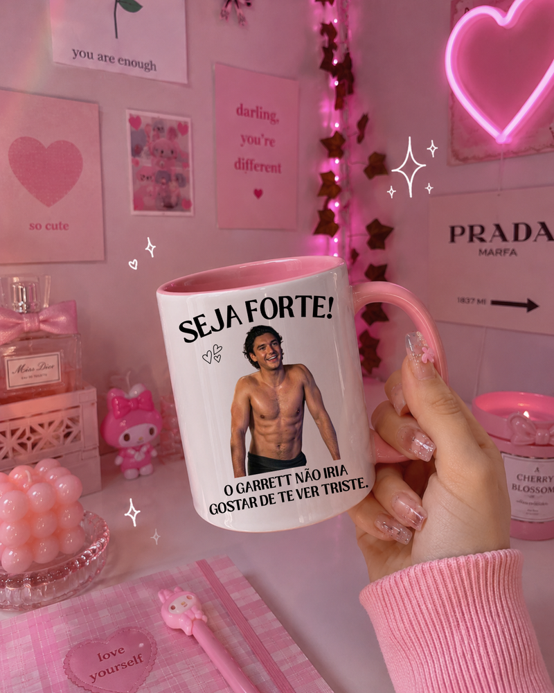"Be Strong" Motivational Mug XL Inspired by Hockey Romance | Gift for Fans